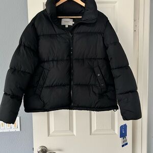 Hudson Jeans Woman’s Classic Black Puffer Coat